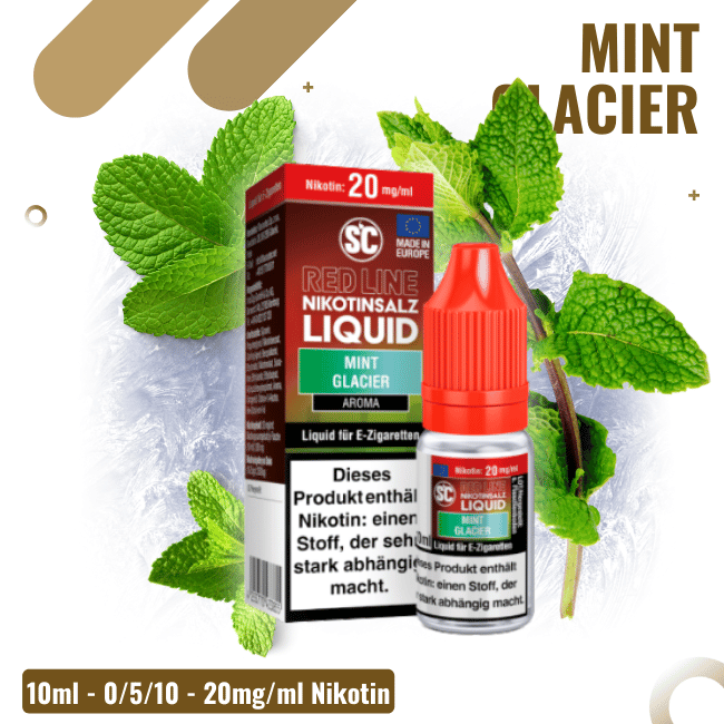 SC Liquid 10ml - Red Line - Mint Glacier - 10mg/ml