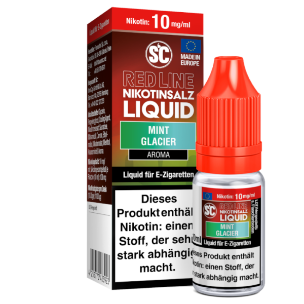 SC Liquid 10ml - Red Line - Mint Glacier 10mg/ml