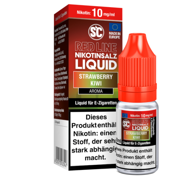 SC Liquid 10ml - Red Line - Strawberry Kiwi 10mg/ml