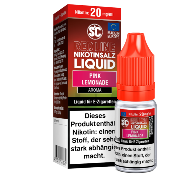 SC Liquid 10ml - Red Line - Pink Lemonade 20mg/ml