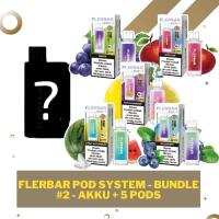 Flerbar Pod System - Bundle #2 - Akku + 5 Pods