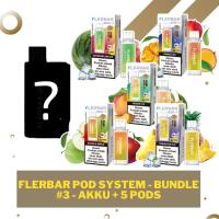 Flerbar Pod System - Bundle #3 - Akku + 5 Pods