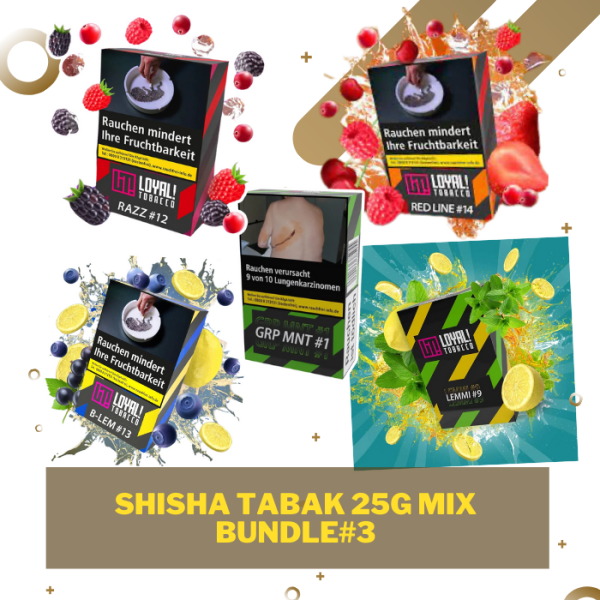 Shisha Tabak 25g - Mix Bundle #3