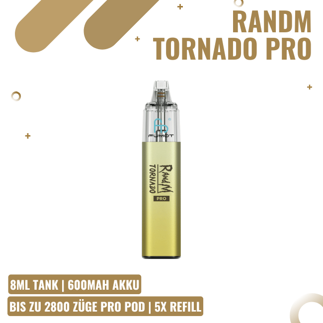 RandM Tornado Pro - Podkit - Yellow - Duopack Pods
