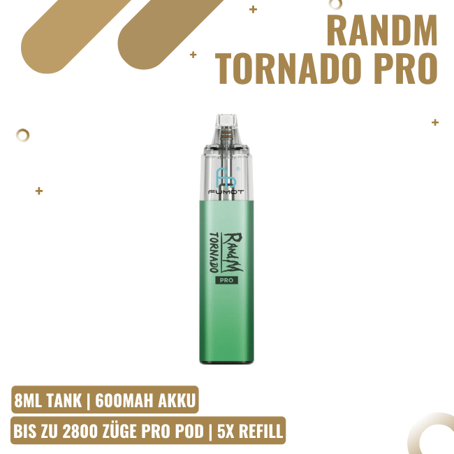 RandM Tornado Pro - Podkit - Green - Duopack Pods