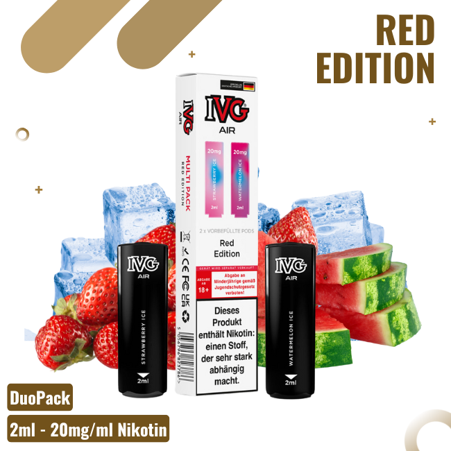 IVG AIR - Pods - Red Edition