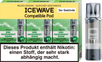 Icewave ELFA Pod - Kiwi Passionfruit Guava - 3er Pack