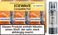 Icewave ELFA Pod - Triple Melon - 3er Pack