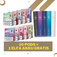 Elf Bar ELFA Aktion - *10 PODS KAUFEN - AKKU GRATIS*