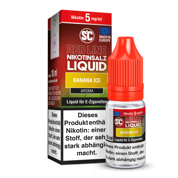 SC Liquid 10ml - Red Line - Banana Ice 5mg/ml