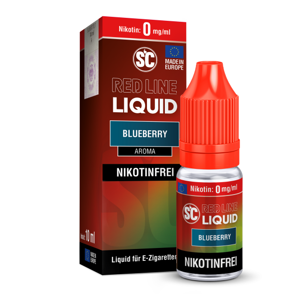 SC Liquid 10ml - Red Line - Blueberry 0mg/ml