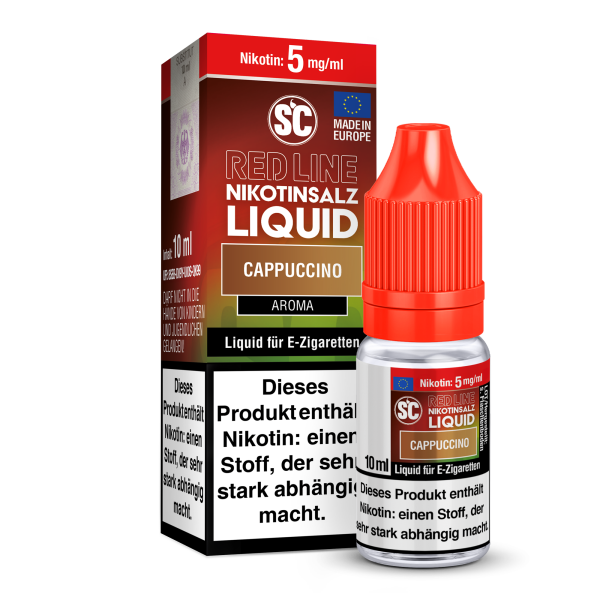 SC Liquid 10ml - Red Line - Cappuccino 5mg/ml