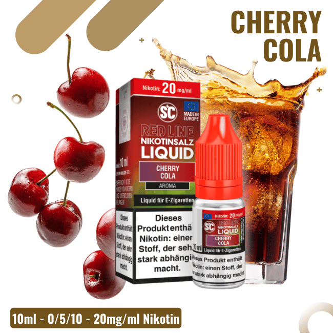 SC Liquid 10ml - Red Line - Cherry Cola - 0mg/ml