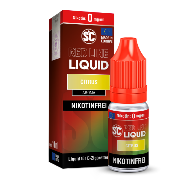 SC Liquid 10ml - Red Line - Citrus 0mg/ml