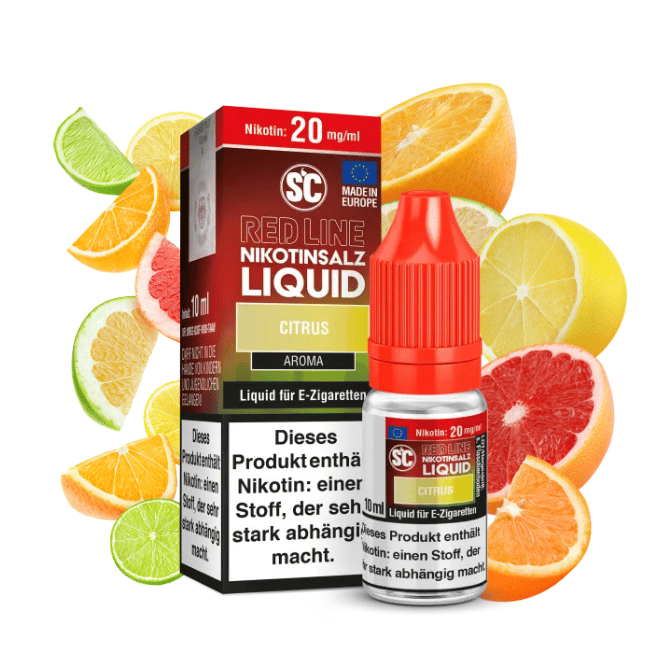 SC Liquid 10ml - Red Line - Citrus - 5mg/ml
