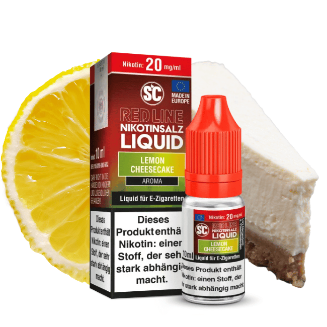 SC Liquid 10ml - Red Line - Lemon Cheesecake - 0mg/ml