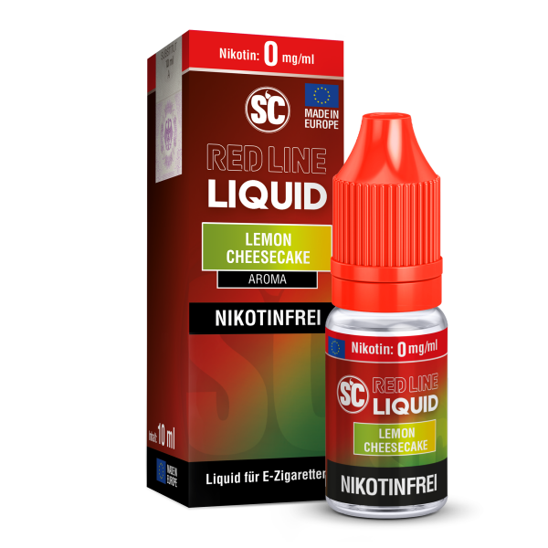 SC Liquid 10ml - Red Line - Lemon Cheesecake 0mg/ml