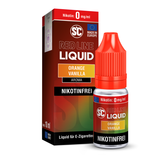 SC Liquid 10ml - Red Line - Orange Vanilla 0mg/ml