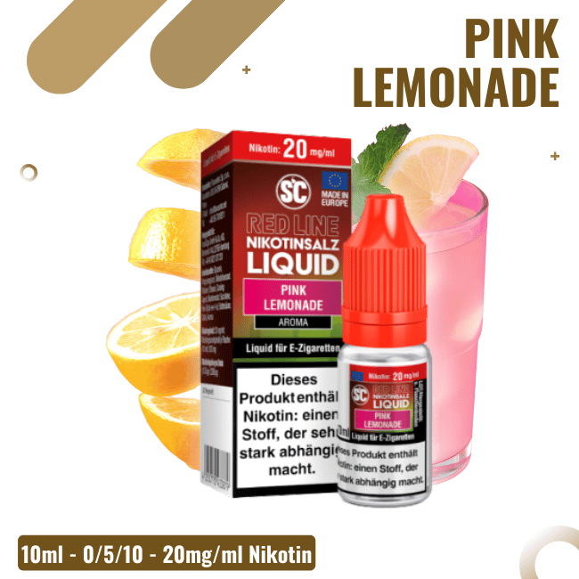 SC Liquid 10ml - Red Line - Pink Lemonade - 5mg/ml