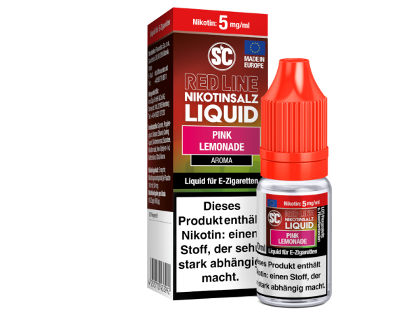 SC Liquid 10ml - Red Line - Pink Lemonade 5mg/ml