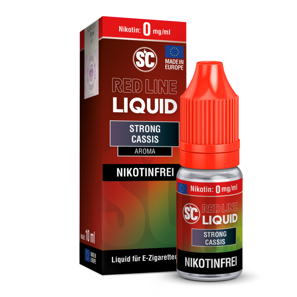 SC Liquid 10ml - Red Line - Strong Cassis 0mg/ml