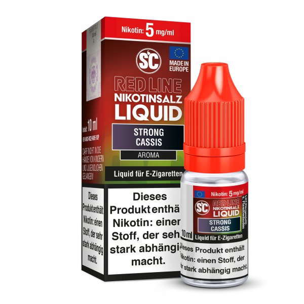 SC Liquid 10ml - Red Line - Strong Cassis 5mg/ml