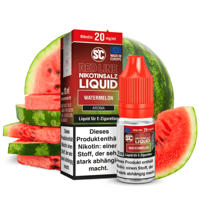 SC Liquid 10ml - Red Line - Watermelon - 0mg/ml