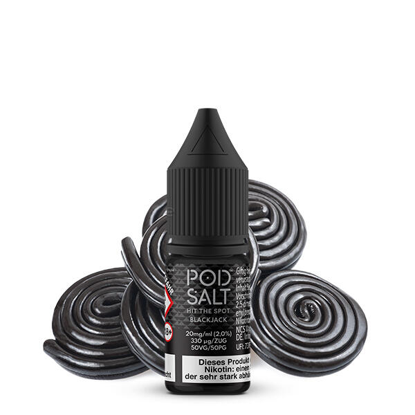 Pod Salt Liquid - Black Jack - 10ml