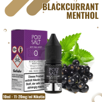 Pod Salt Liquid - Blackcurrant Menthol - 10ml