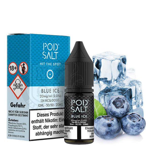 Pod Salt Liquid - Blue Ice - 10ml