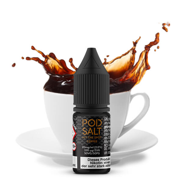 Pod Salt Liquid - Coffee - 10ml