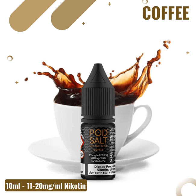 Pod Salt Liquid - Coffee - 10ml