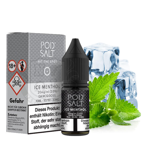 Pod Salt Liquid - Ice Menthol - 10ml