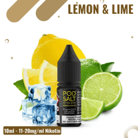 Pod Salt Liquid - Lemon & Lime - 10ml