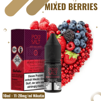 Pod Salt Liquid - Mixed Berries - 10ml