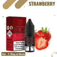 Pod Salt Liquid - Strawberry - 10ml