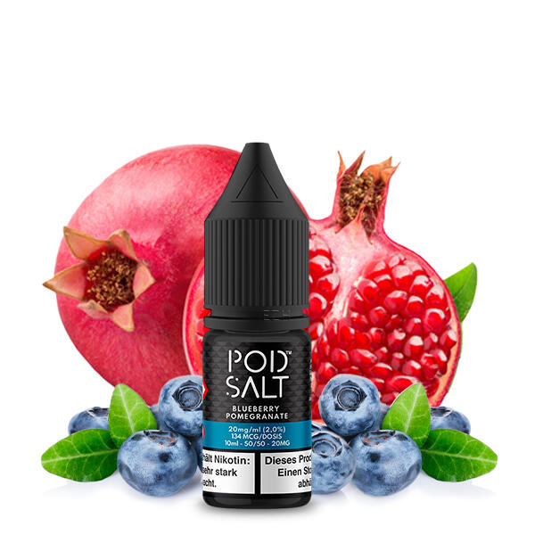 POD Salt FUSION Liquid Nikotinsalz 10ml - Blueberry Pomegranate