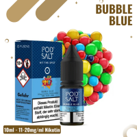 POD Salt FUSION Liquid Nikotinsalz 10ml - Bubble Blue