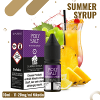 POD Salt FUSION Liquid Nikotinsalz 10ml - Summer Syrup