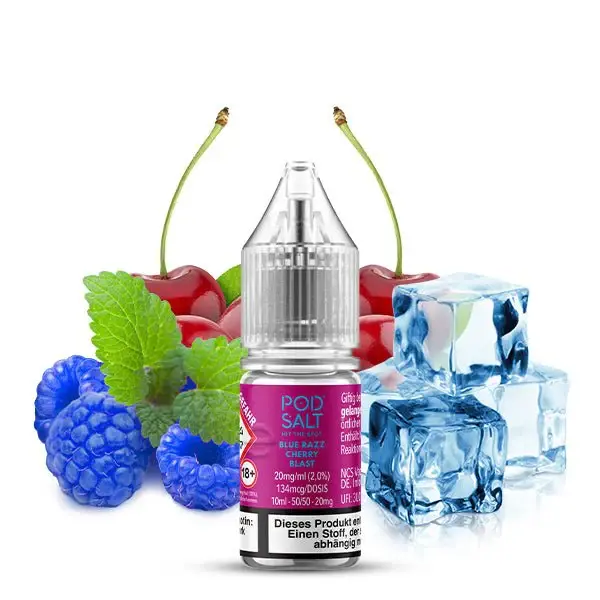 POD Salt XTRA Liquid Nikotinsalz 10ml - Blue Razz Cherry Blast