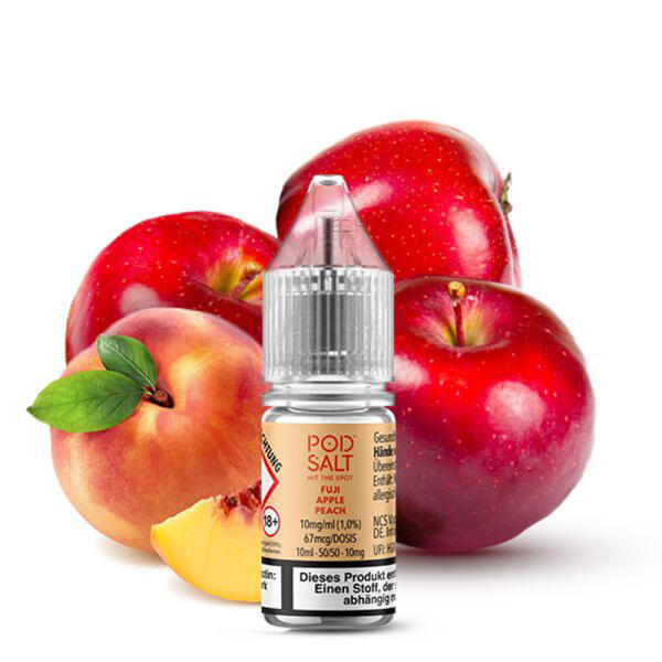 POD Salt XTRA Liquid Nikotinsalz 10ml - Fuji Apple Peach