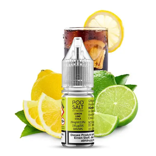 POD Salt XTRA Liquid Nikotinsalz 10ml - Lemon Lime Cola