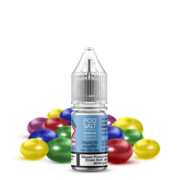 POD Salt XTRA Liquid Nikotinsalz 10ml - Rainbow