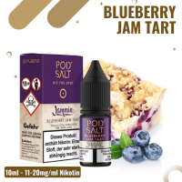 POD Salt FUSION Liquid Nikotinsalz 10ml - Blueberry Jam...