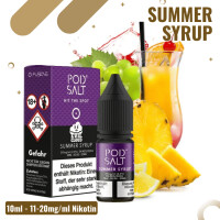 POD Salt FUSION Liquid Nikotinsalz 10ml - Summer Syrup -...