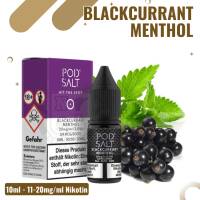 POD Salt Liquid Nikotinsalz 10ml - Blackcurrant Menthol -...