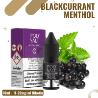 POD Salt Liquid Nikotinsalz 10ml - Blackcurrant Menthol -...