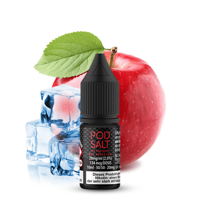 POD Salt Liquid Nikotinsalz 10ml - Red Apple Ice - 11mg Nikotin