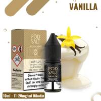 POD Salt Liquid Nikotinsalz 10ml - Vanilla - 20mg Nikotin