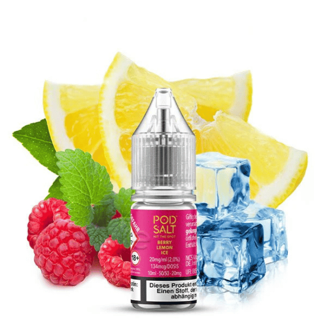 POD Salt XTRA Liquid Nikotinsalz 10ml - Berry Lemon Ice -  10mg Nikotin
